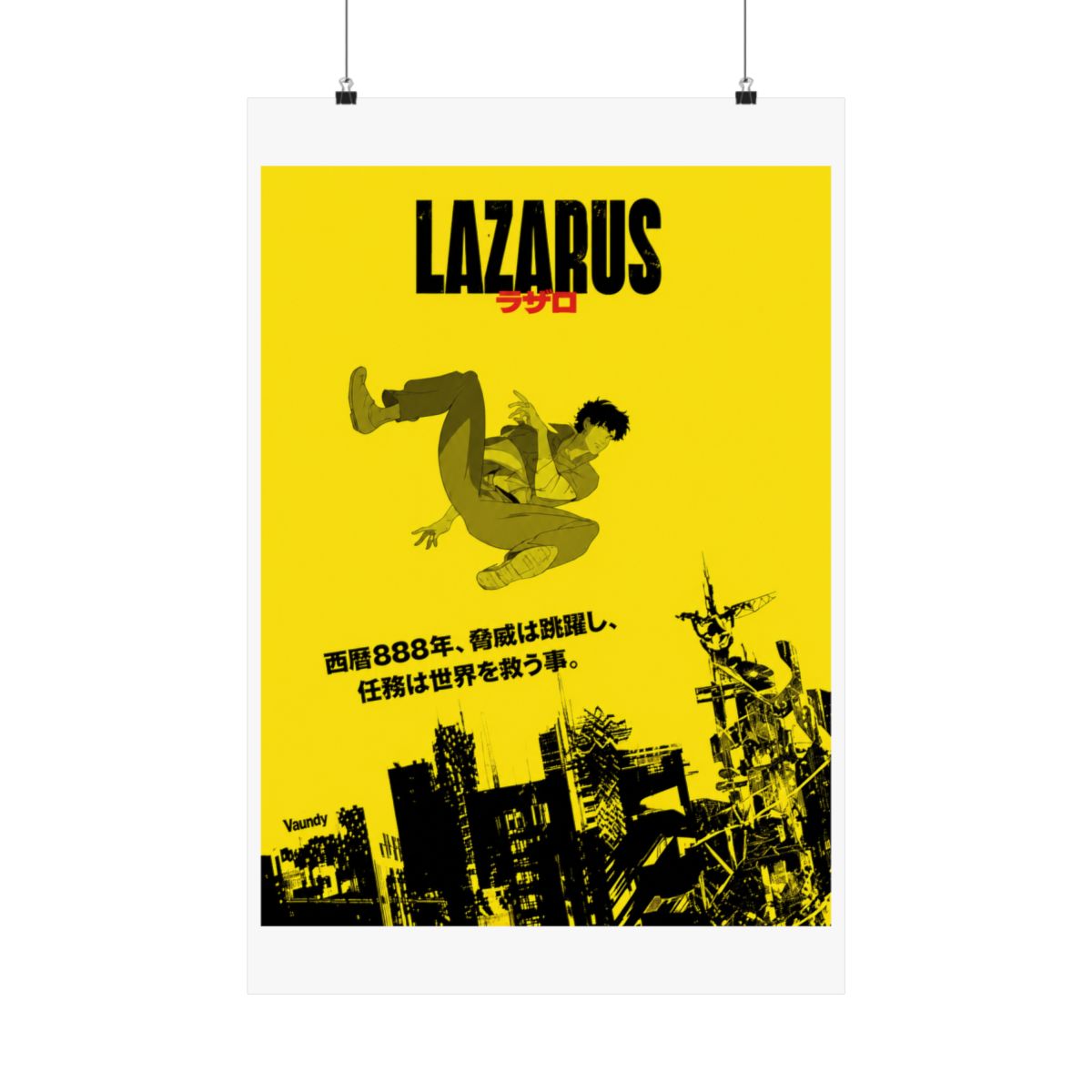 2025Lazarus Anime Poster Prints Voor Slaapkamer Woonkamer Home Decor Japanse Anime Manga TV Serie Posters Schilderij Wall Art Gift